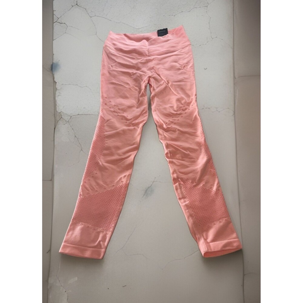 Victoria Sport Seamless Tight Legging Body-wick Cutouts Women Large Pink Coral